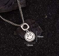 Classic Style Smiley Face Copper Pendant Necklace main image 2