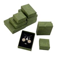 Classic Style Solid Color Paper Jewelry Boxes main image 3