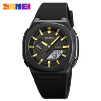 Sports Solid Color Buckle Electronic Men's Watches sku image 3