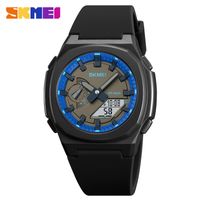 Sports Solid Color Buckle Electronic Men's Watches sku image 7