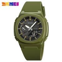 Sports Solid Color Buckle Electronic Men's Watches sku image 2
