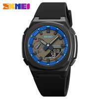 Sports Solid Color Buckle Electronic Men's Watches sku image 8