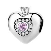 5 PCS/Package Alloy Rhinestones Animal Heart Shape Flower Polished Pendant Beads sku image 18