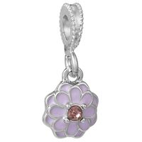 5 PCS/Package Alloy Rhinestones Animal Heart Shape Flower Polished Pendant Beads sku image 27