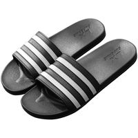 Unisex Casual Letter Stripe Solid Color Round Toe Slides Slippers main image 5