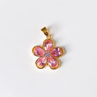 1 Piece Sweet Heart Shape Crown Flower Copper Plating Inlay Jewelry Accessories sku image 29