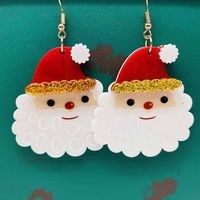 Wholesale Jewelry Cartoon Style Cartoon Character Arylic Drop Earrings main image 1