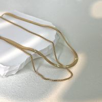 1 Piece Lady Geometric Heart Shape Bow Knot Titanium Steel Plating Necklace sku image 1