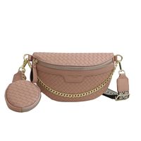 Women's Vintage Style Solid Color Pu Leather Waist Bags sku image 2