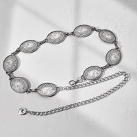 Ethnic Style Simple Style Oval Alloy Women's Waist Chain main image 4