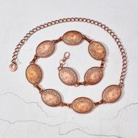 Ethnic Style Simple Style Oval Alloy Women's Waist Chain main image 10