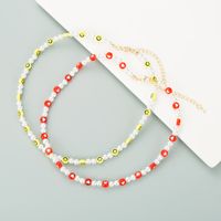 Creative Heart-shaped Smiley Face Necklace main image 1
