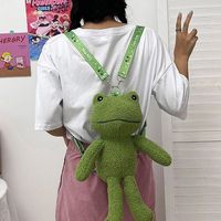 Small Plush Cute Frog Plush Bag Crossbody Bag main image 3