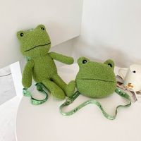 Small Plush Cute Frog Plush Bag Crossbody Bag main image 7