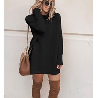 New Casual Long Sleeve Round Neck Dress main image 6