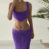 Women's Sexy Commute Solid Color Polyester Patchwork Backless main image 5