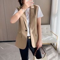 Women's Casual Fashion Solid Color Button main image 3