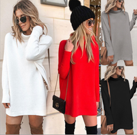 Casual Long-sleeved Round Neck Dress main image 4