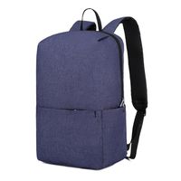 Unisex Small Oxford Cloth Solid Color Fashion Square Zipper Functional Backpack sku image 6