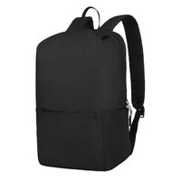 Unisex Small Oxford Cloth Solid Color Fashion Square Zipper Functional Backpack sku image 2