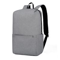 Unisex Small Oxford Cloth Solid Color Fashion Square Zipper Functional Backpack sku image 1