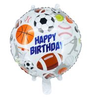 Children's Day Birthday Baseball Football Aluminum Film Party Balloons sku image 11