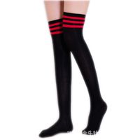 Women's Fashion Stripe Polyester Over The Knee Socks 2 Pieces main image 4