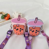 Girl's Mini Rubber Cartoon Cute Zipper Crossbody Bag main image 1