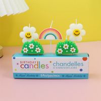 Birthday Flower Paraffin Party Candle 1 Set sku image 5