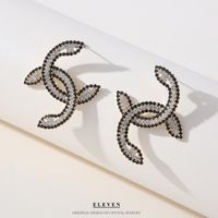 Fashion Tassel Copper Plating Inlay Artificial Diamond Pearl Drop Earrings 1 Pair main image 4