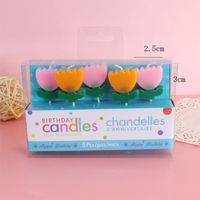 Birthday Flower Paraffin Party Candle 1 Set sku image 3