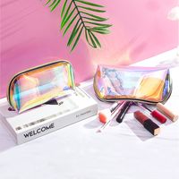 Women's Large Tpu Solid Color Fashion Shell Zipper Cosmetic Bag Dome Bag main image 3