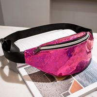 Women's Fashion Solid Color Pu Leather Waist Bags sku image 2