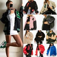 Women's Fashion Letter Embroidery Single Breasted Coat Jacket main image 1