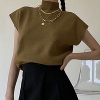 Women's Blouse Short Sleeve T-shirts Fashion Solid Color main image 5