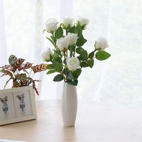 Artificial Rose Moisturizing Touch Wedding Fake Bouquet Flowers main image 3
