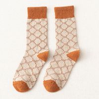 Women's Japanese Style Color Block Blending Polyacrylonitrile Fiber Ankle Socks sku image 6