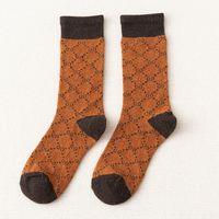 Women's Japanese Style Color Block Blending Polyacrylonitrile Fiber Ankle Socks sku image 8