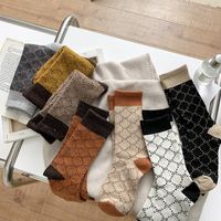 Women's Japanese Style Color Block Blending Polyacrylonitrile Fiber Ankle Socks main image 1