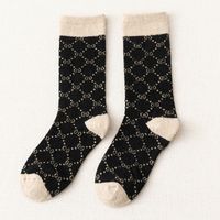 Women's Japanese Style Color Block Blending Polyacrylonitrile Fiber Ankle Socks sku image 3