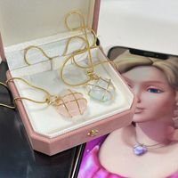 Fashion Heart Shape Crystal Women's Pendant Necklace 1 Piece main image 1