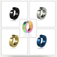 Fashion U Shape Titanium Steel Earrings Plating Stainless Steel Earrings 1 Piece main image 4