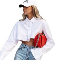 Women's Blouse Long Sleeve Blouses Fashion Solid Color main image 5