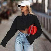 Women's Blouse Long Sleeve Blouses Fashion Solid Color main image 3