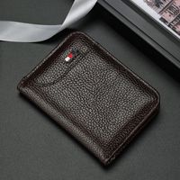 Unisex Solid Color Pvc Magnetic Buckle Card Holders main image 3