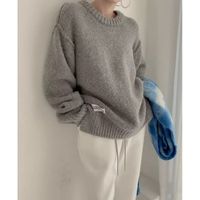 Women's Sweater Long Sleeve Sweaters & Cardigans Fashion Letter main image 2