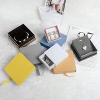 Simple Style Solid Color Composite Material Jewelry Boxes 1 Piece main image 5