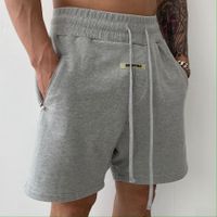 Men's Daily Hip-hop Solid Color Knee Length Baggy Shorts main image 4