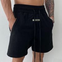 Men's Daily Hip-hop Solid Color Knee Length Baggy Shorts main image 3