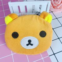 Unisex Cartoon Plush Zipper Coin Purses sku image 3